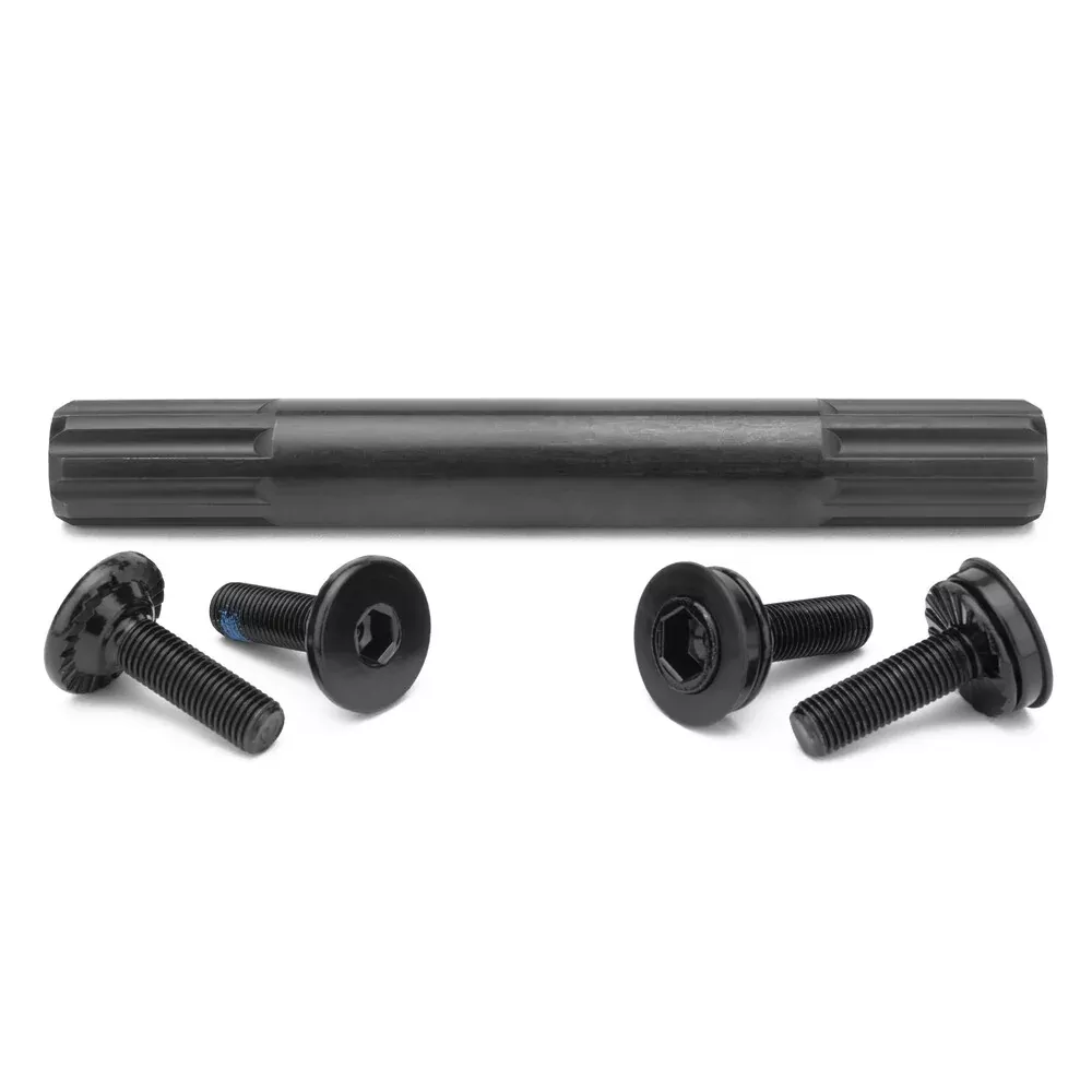 Mission 8 Spline Spindle V3 19mm Black - BMX Hardware
