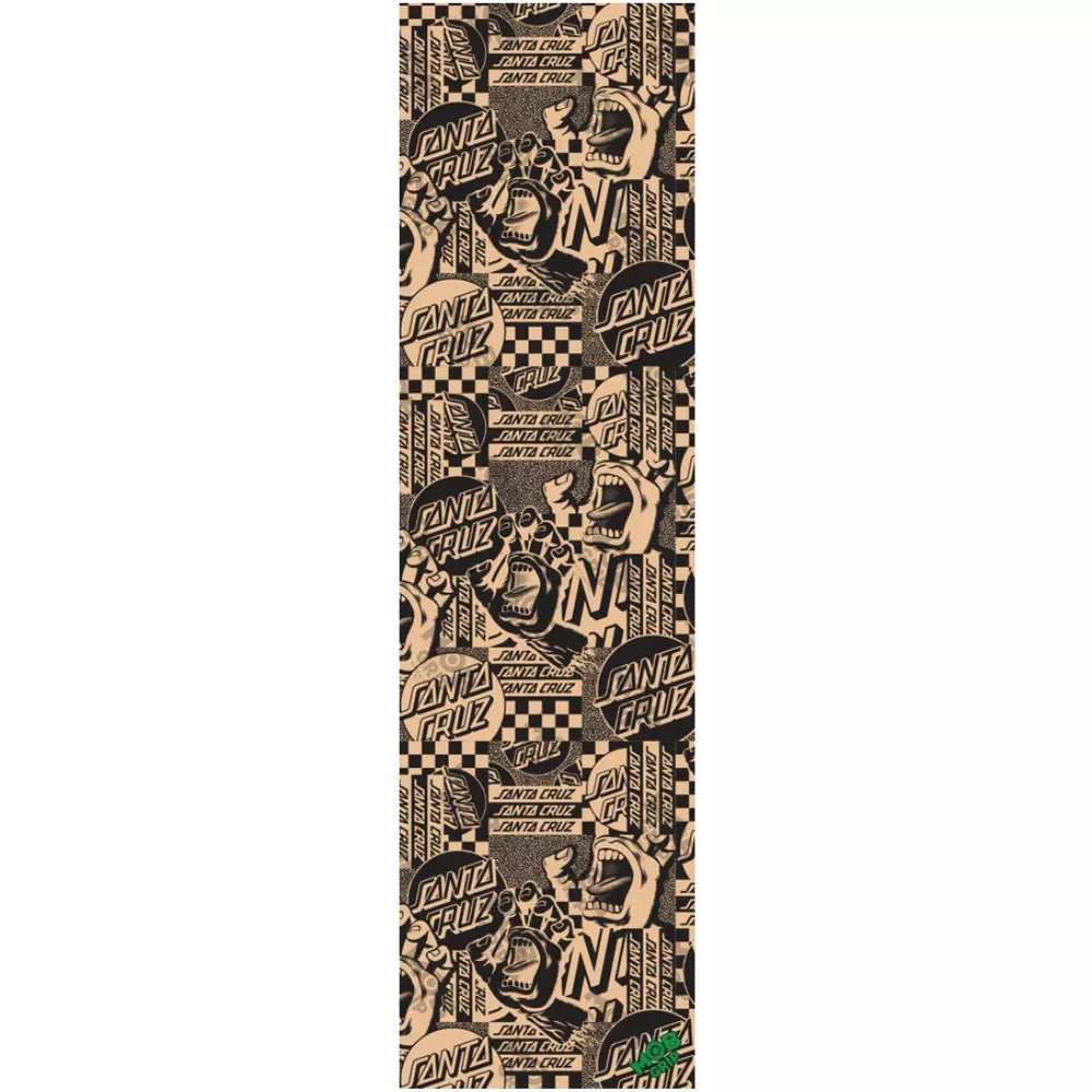 MOB SC Flier Collage Hand Clear Skateboard Griptape