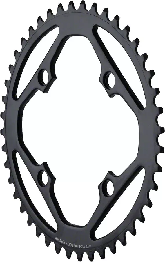 MSW Chainring - 44T 104mm BCD Outer Black
