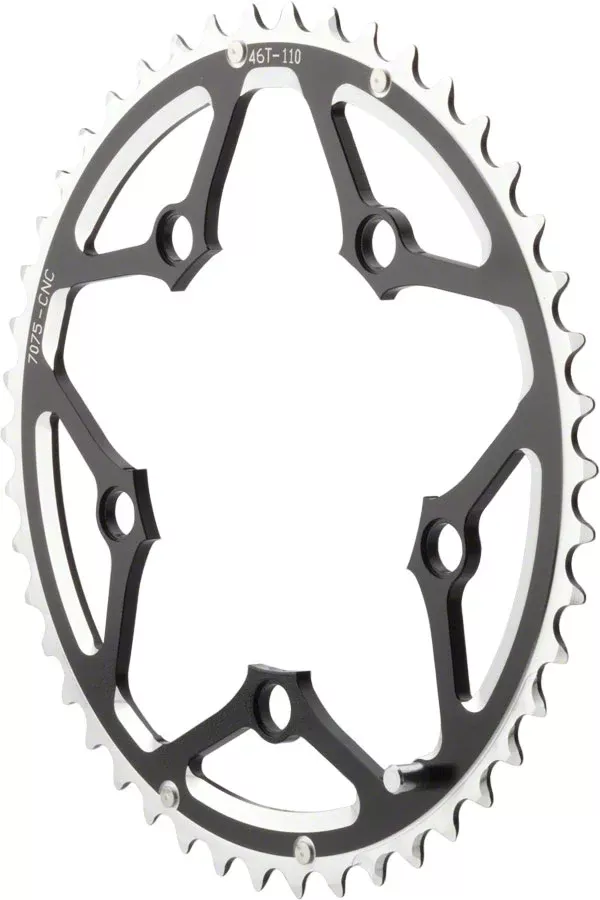 MSW Multi Speed 46t x 110mm Outer Chainring Black