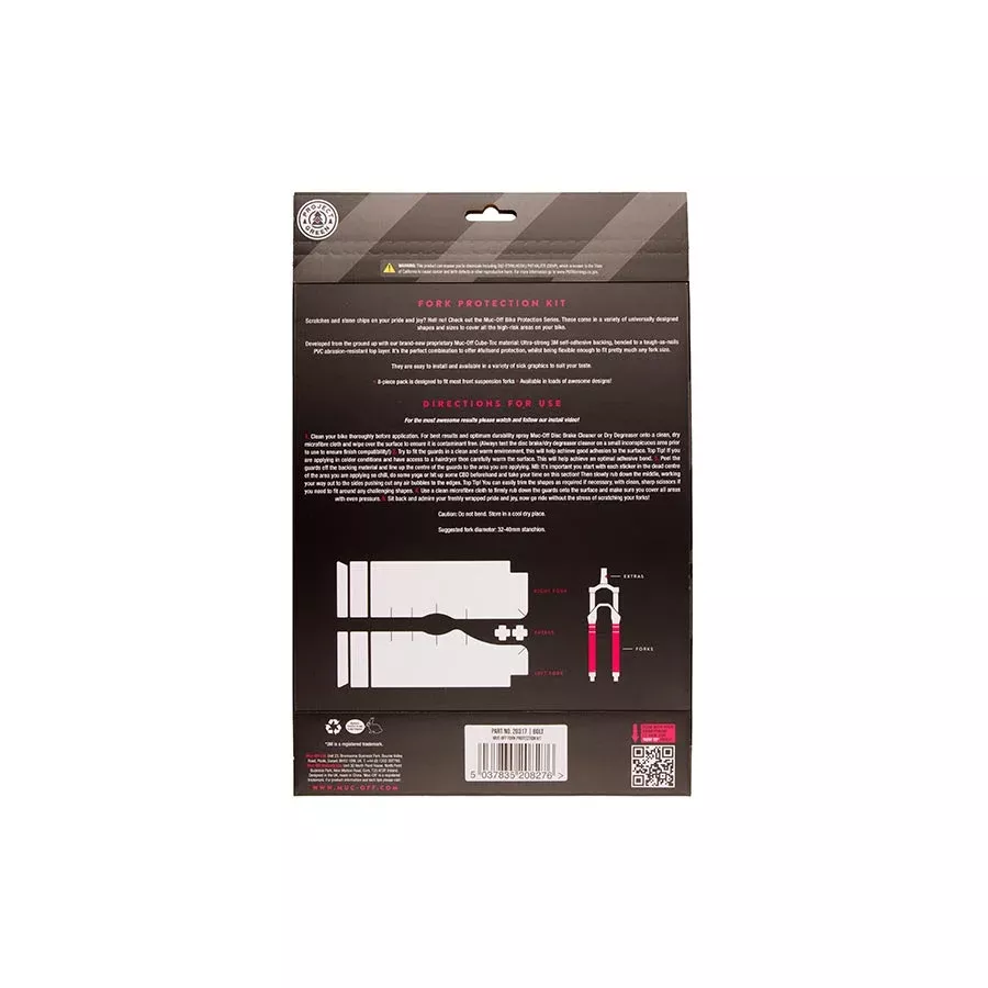 Muc-Off Fork Protection Kit - 8-Piece Kit Bolt