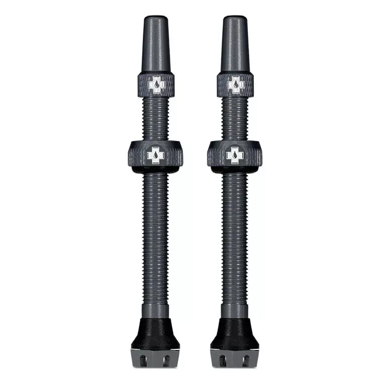 Muc-Off V2 Tubeless Valve Kit - Gray 60mm Pair