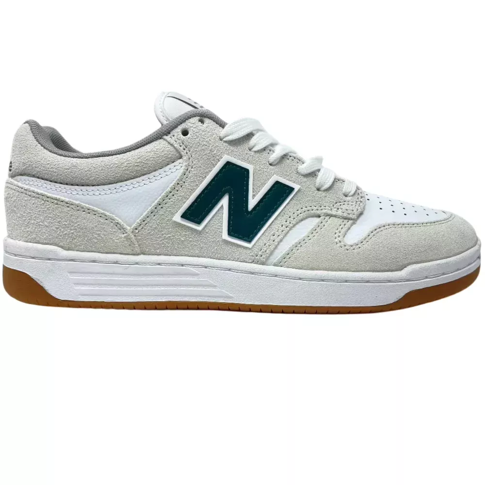 New Balance Numeric 480 White / Green Shoes