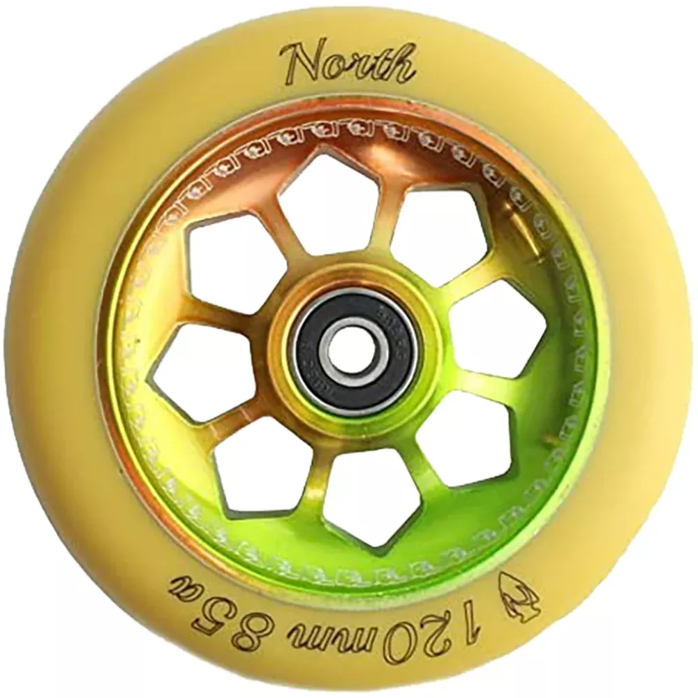 North Scooters Pentagon Rasta 85A 120mm (PAIR) - Scooter Wheels