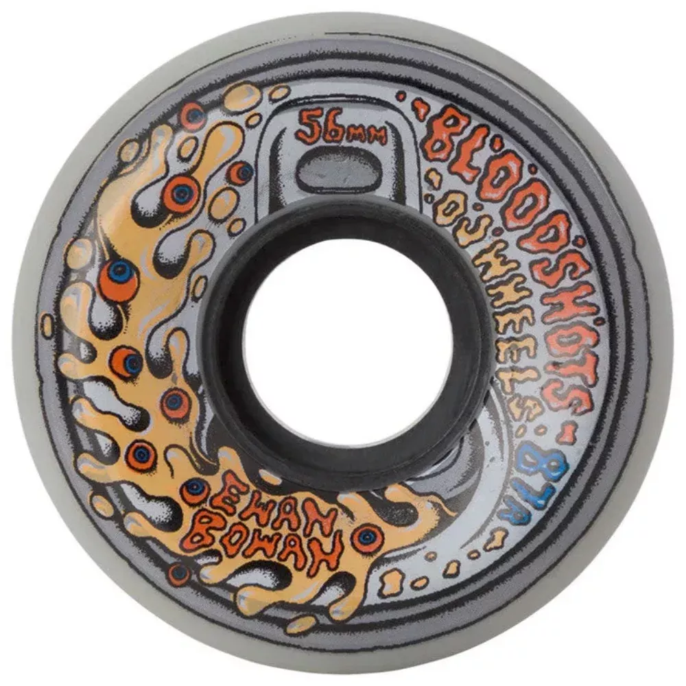 OJS Bowman Bloodshots Keyframe 56mm 87A - Skateboard Wheels
