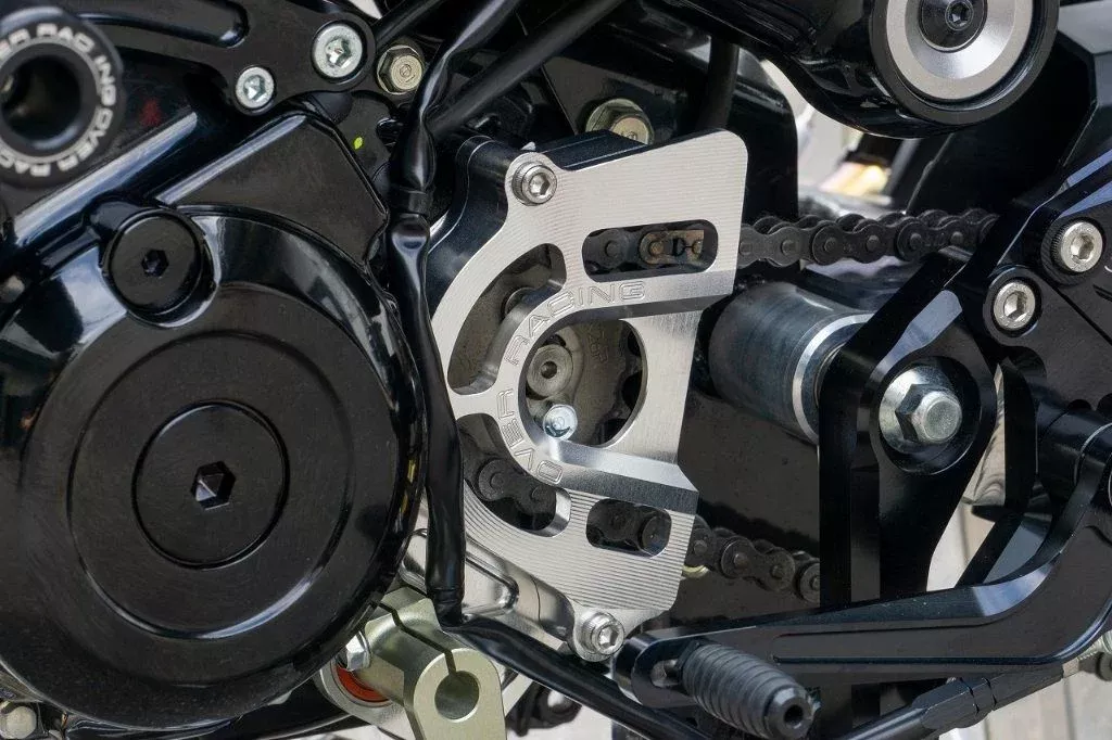 Over Racing Sprocket Cover with Shift Shaft Support
