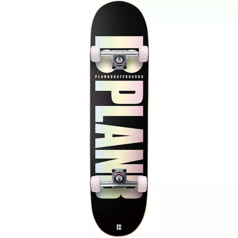 Plan B OG Honeycomb Black 8.25- Skateboard Complete