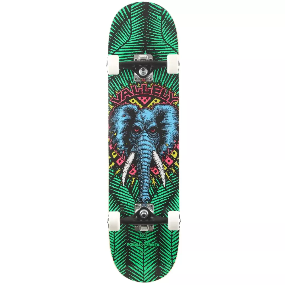 Powell Peralta Vallely Elephant Green 8.0 - Skateboard Complete