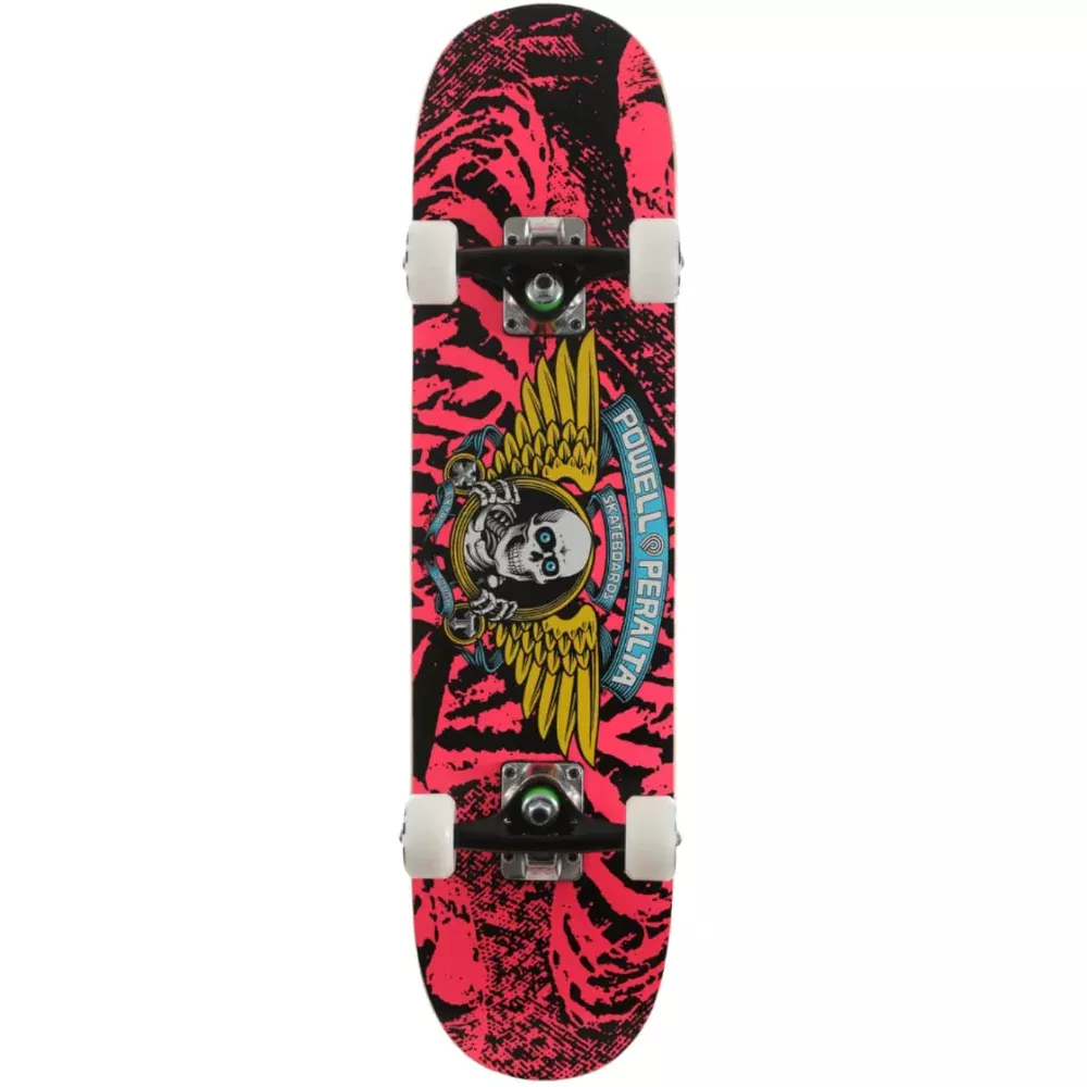 Powell Peralta Winged Ripper Pink 7.0 - Skateboard Complete