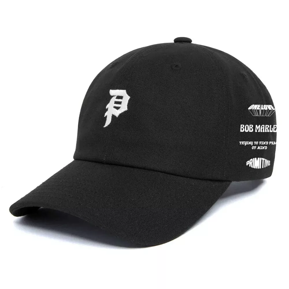 Primitive Dirty P x Marley Strapback Cap Black