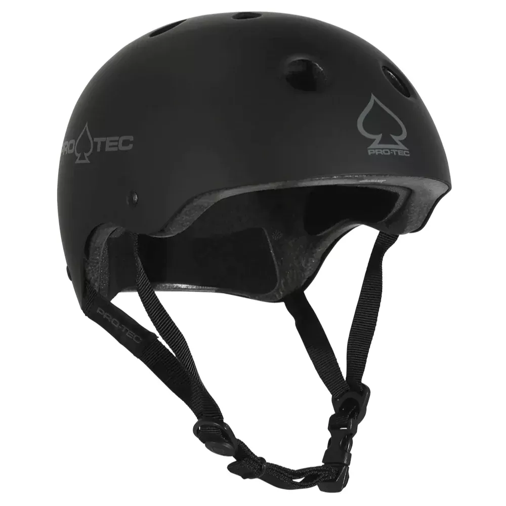 PRO-TEC Classic Skate Matte Black (CERTIFIED) - Helmet