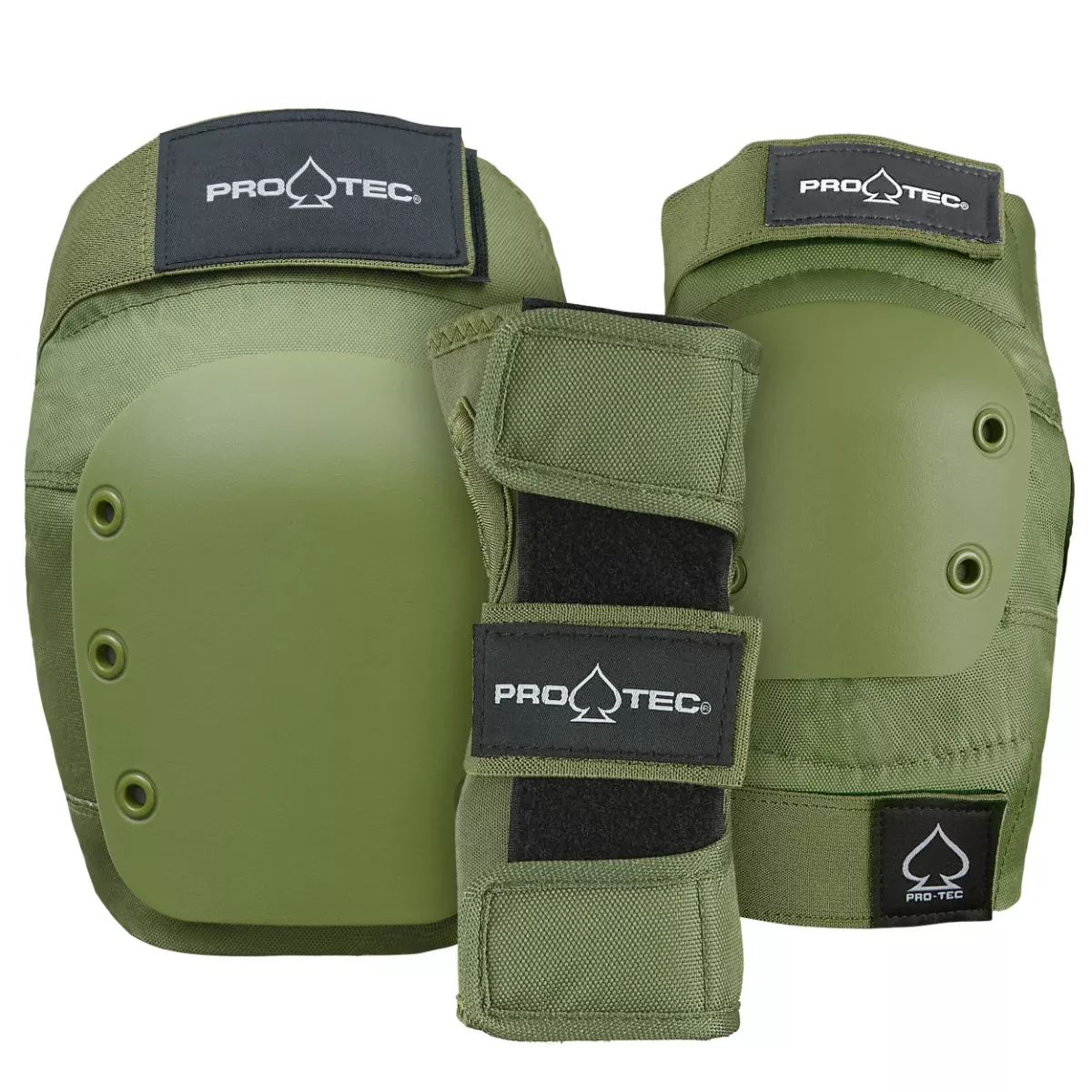 PRO-TEC Junior Protections Street Gear 3-Pack Pad Set Green
