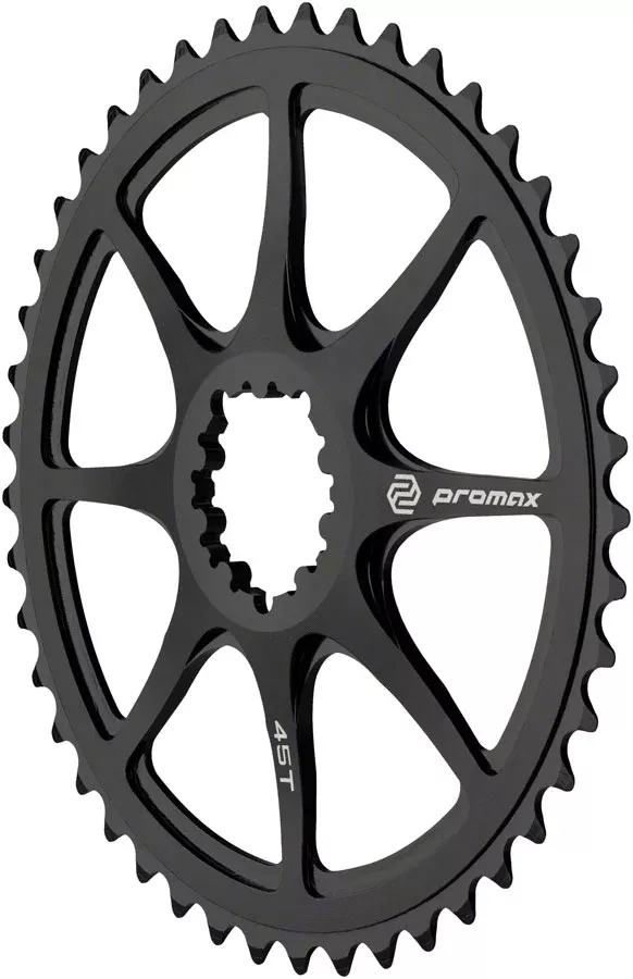 Promax Direct Mount 45t Chainring Black