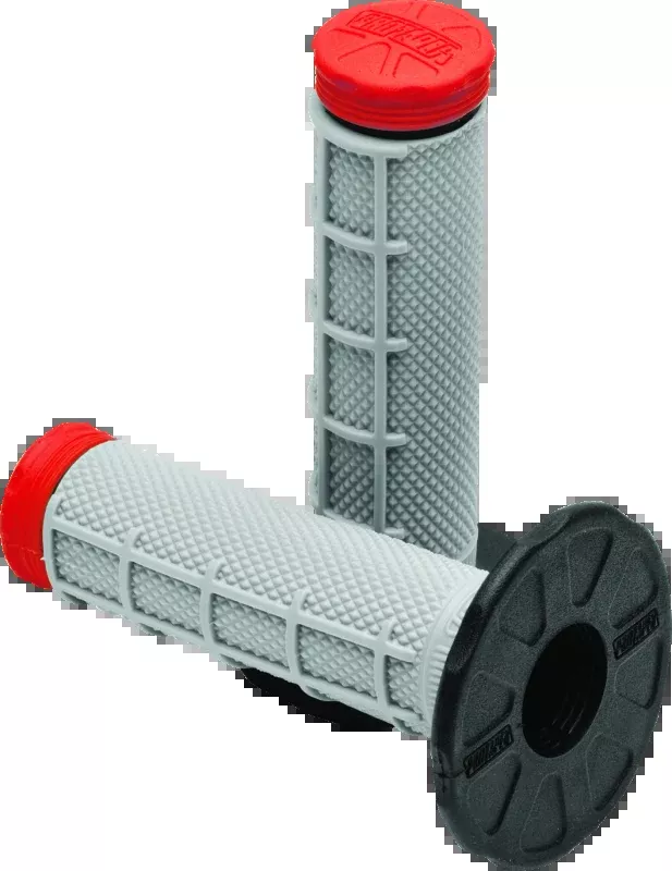 ProTaper Tri-Density MX Half-Waffle Grips, Red