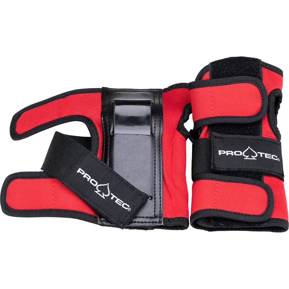 Protec Street Wristguard Red White Black