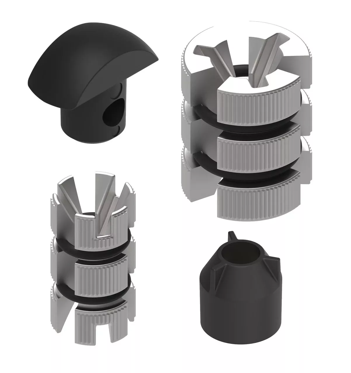 Quad Lock Replacement Form Stem Mount Parts
