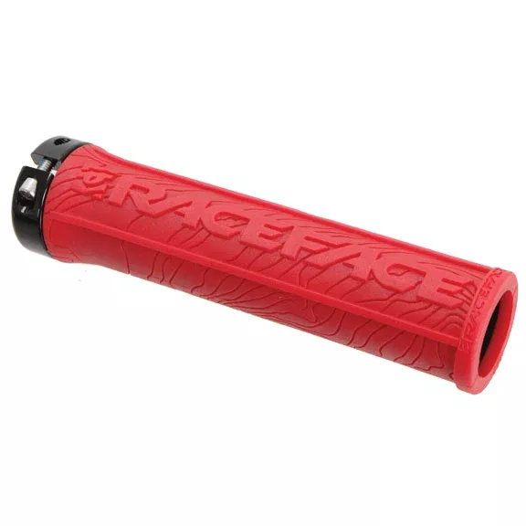 RaceFace Half Nelson Grips - Red Lock-On