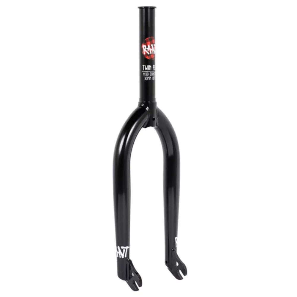 Rant Twin Peak Gloss Black - BMX Fork
