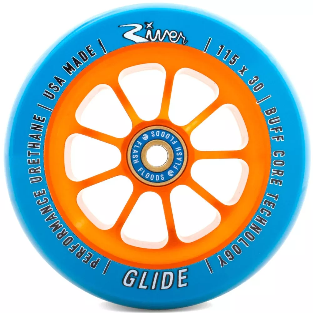 River Glides Fireset 115x30mm (PAIR) - Scooter Wheels