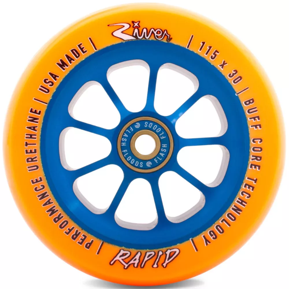River Rapids Sunfire 115x30mm (PAIR) - Scooter Wheels