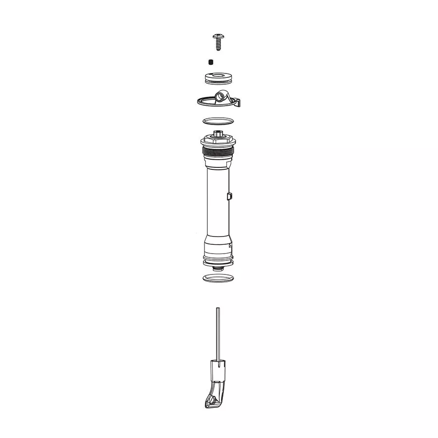 RockShox Compression Damper - Crown Turnkey Judy Silver A1+ / 30 Silver A3+