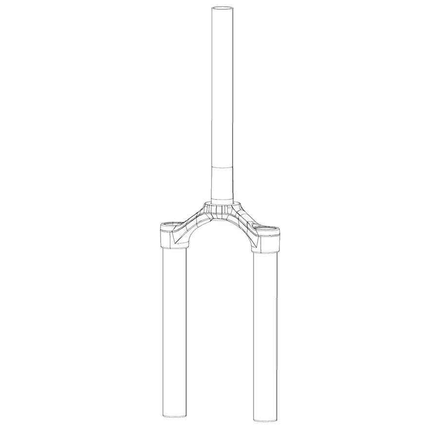 RockShox CSU 2013-2016 SID/Reba Solo Air 29" 46mm Offset Aluminum 1- 1/8" Diffusion BLK A2-A3