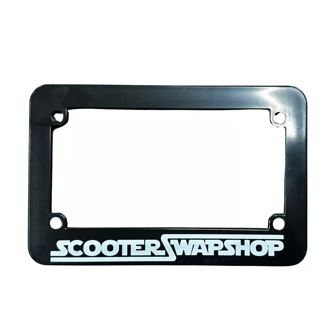 Scooter Swap Shop License Plate Frame