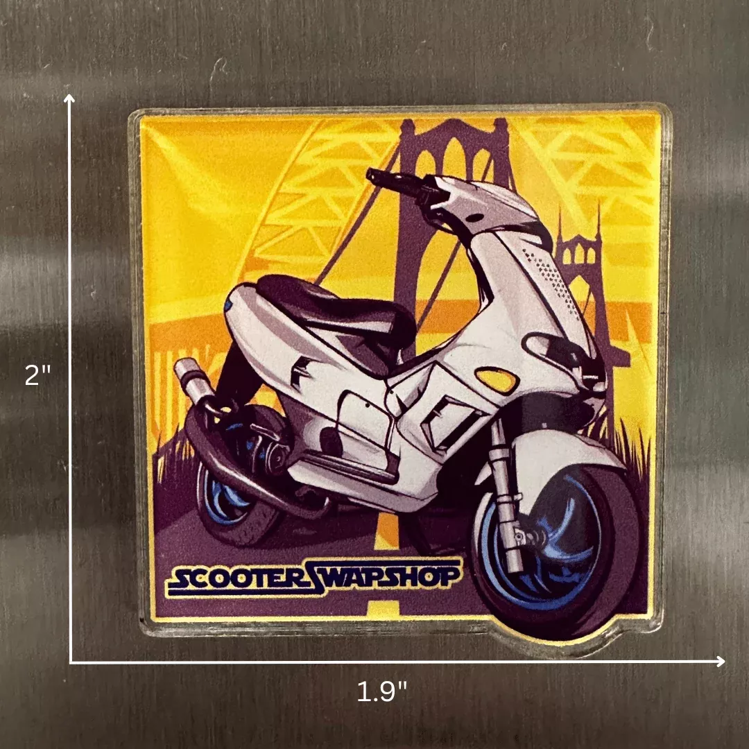 Scooter Swap Shop Magnets - Limited Quantities of Each