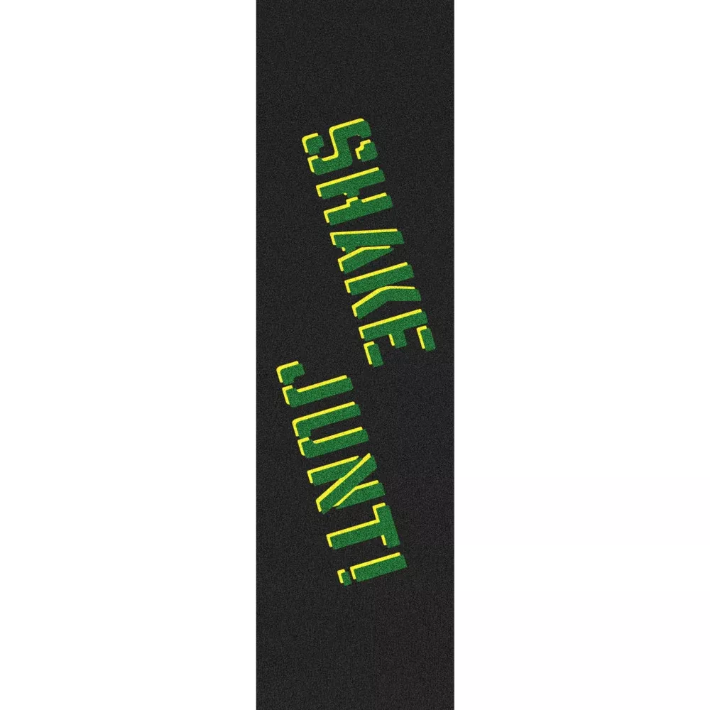 Shake Junt OJ Sprayed Green And Yellow - Skateboard Griptape