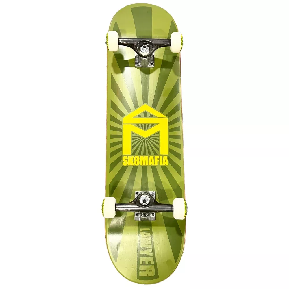 Sk8 Mafia Army Green 8.3 Custom Skateboard Complete