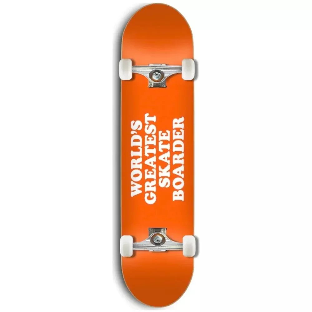 Skate Mental Worlds Greatest Skateboard Complete Orange 7.5