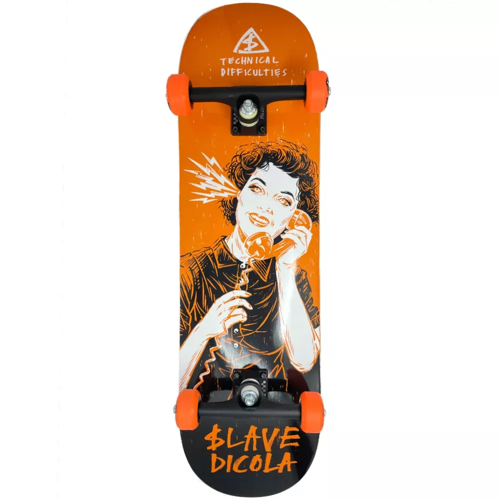 Slave Technical Difficulties 8.75 Custom Skateboard