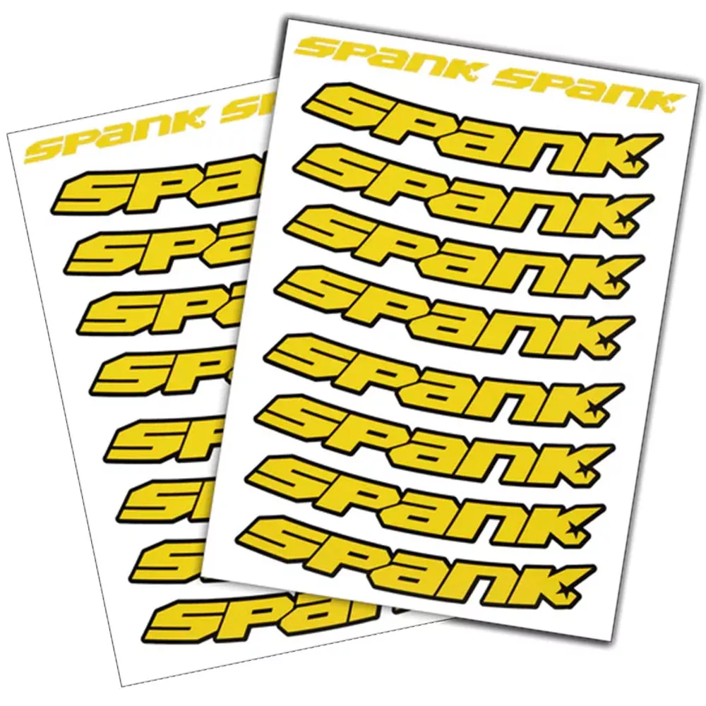 Spank Spank Rim Decals - Yellow -