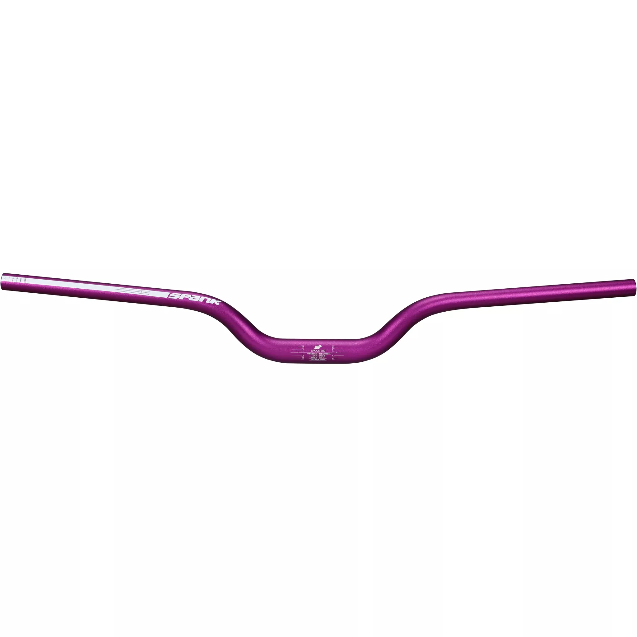 Spank Spoon 800 Handlebar - 31.8mm Clamp 800mm 60mm Rise Purple