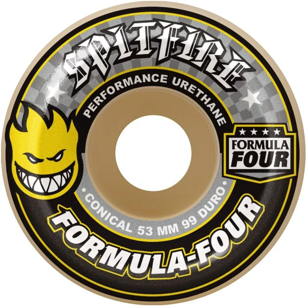 Spitfire Conical Formula Four 99D 53mm - Skateboard Wheels