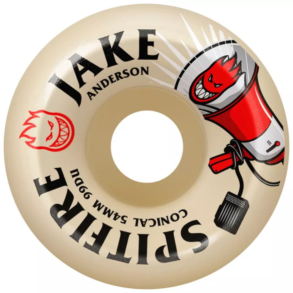 Spitfire Formula Four Conical Jake Burn Squad 99D 54mm - Skateboard Wheels
