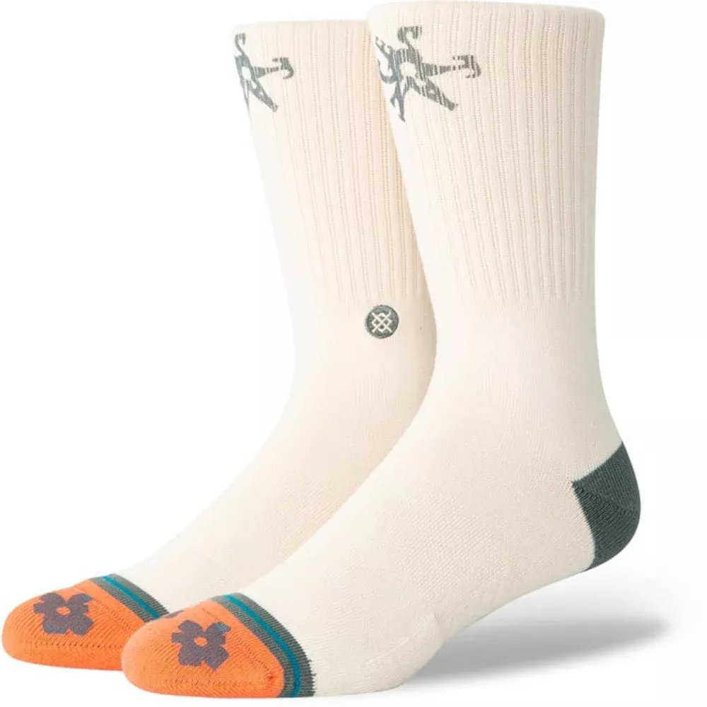 Stance Frayed Vintage White Socks