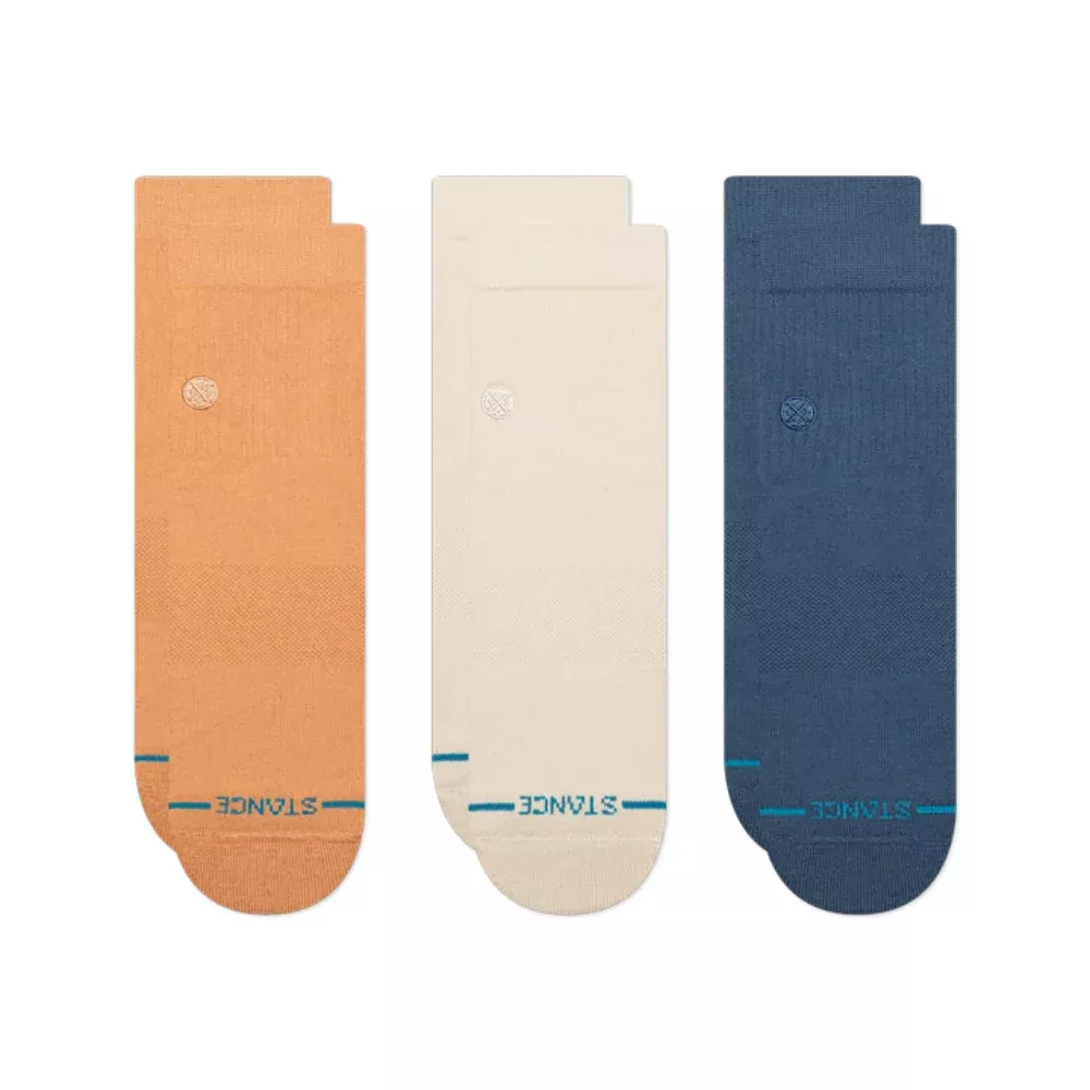 Stance Icon Quarter Sock Mango 3 Pack