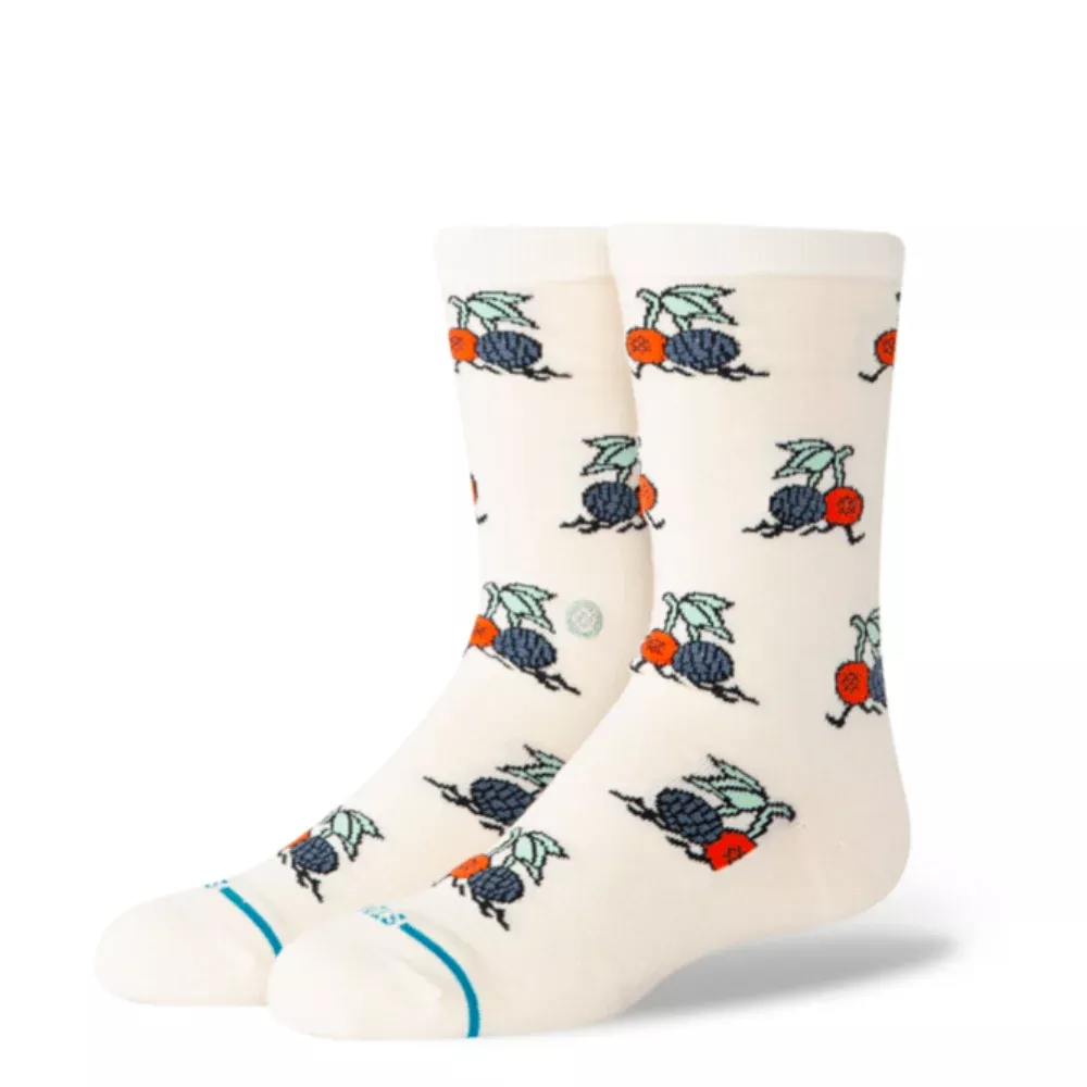 Stance Kids Community Crew Socks Ivory
