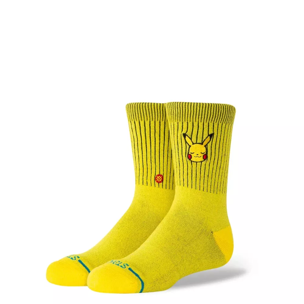 Stance Kids Pokemon Pikachu Crew Socks