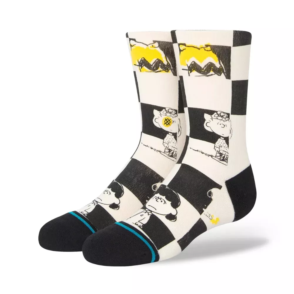 Stance Kids x Peanuts Checked Crew - Socks