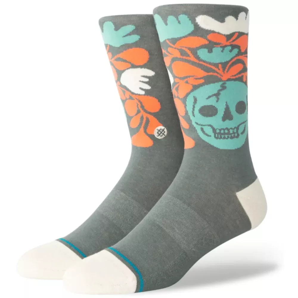 Stance Skelly Nelly Teal Socks