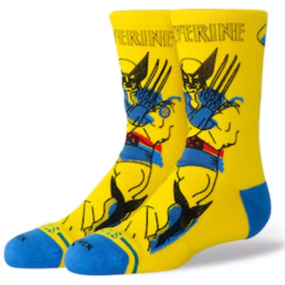 Stance X Marvel Kids Wolverine Crew Socks