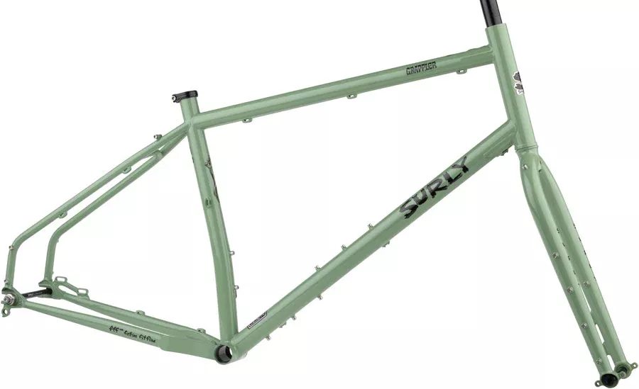 Surly Grappler Frameset - 27.5 Steel Sage Green Medium
