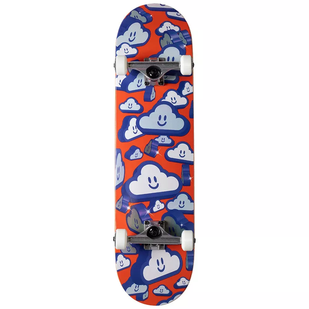 Thank You Candy Cloud Red Blue 8.0 - Skateboard Complete