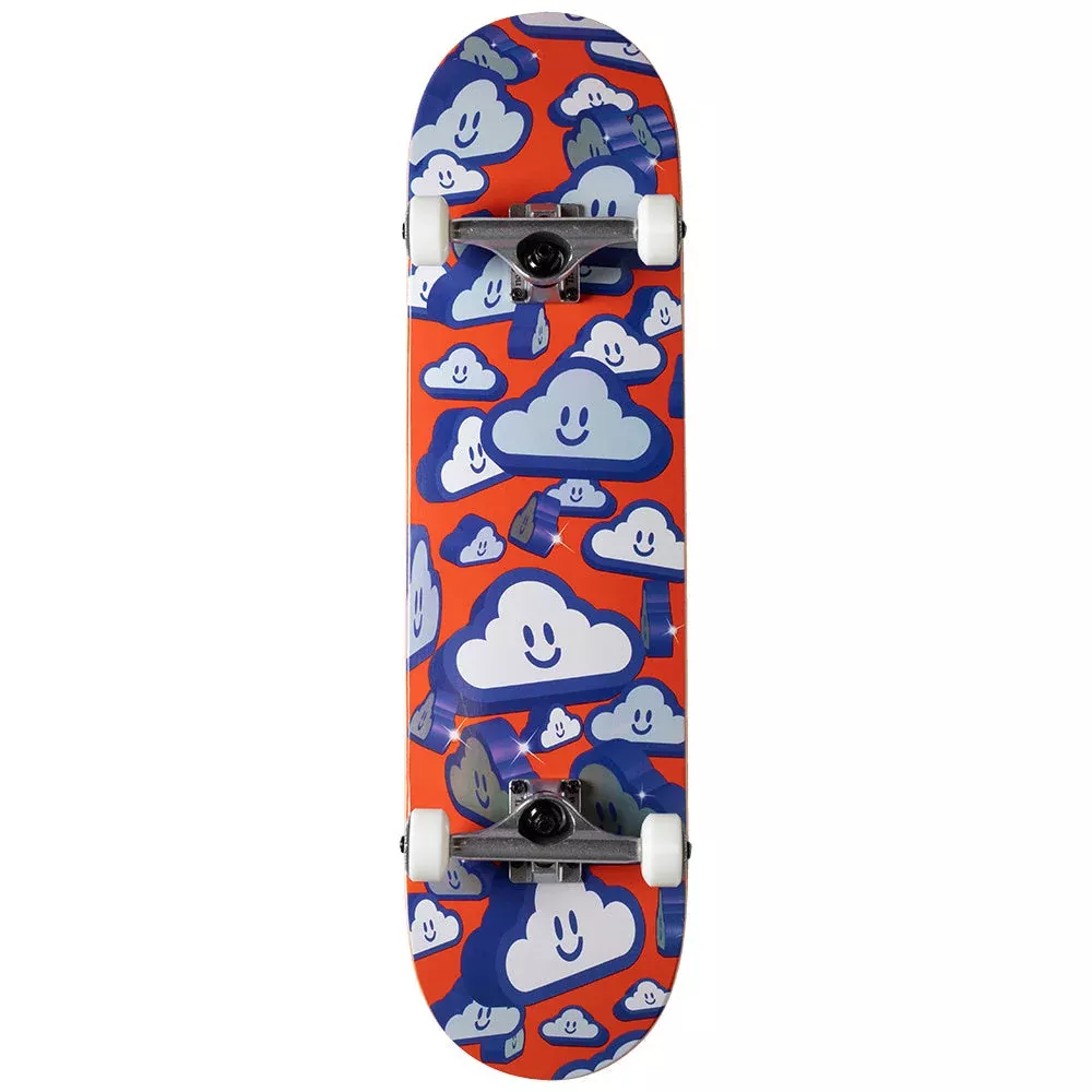 Thank You Candy Cloud Red Blue 8.25 - Skateboard Complete