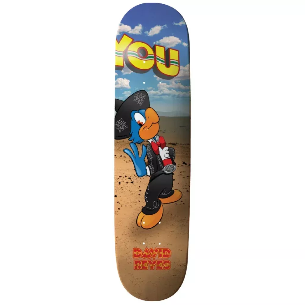 Thank You Reyes Mi Amigos 7.75- Skateboard Deck