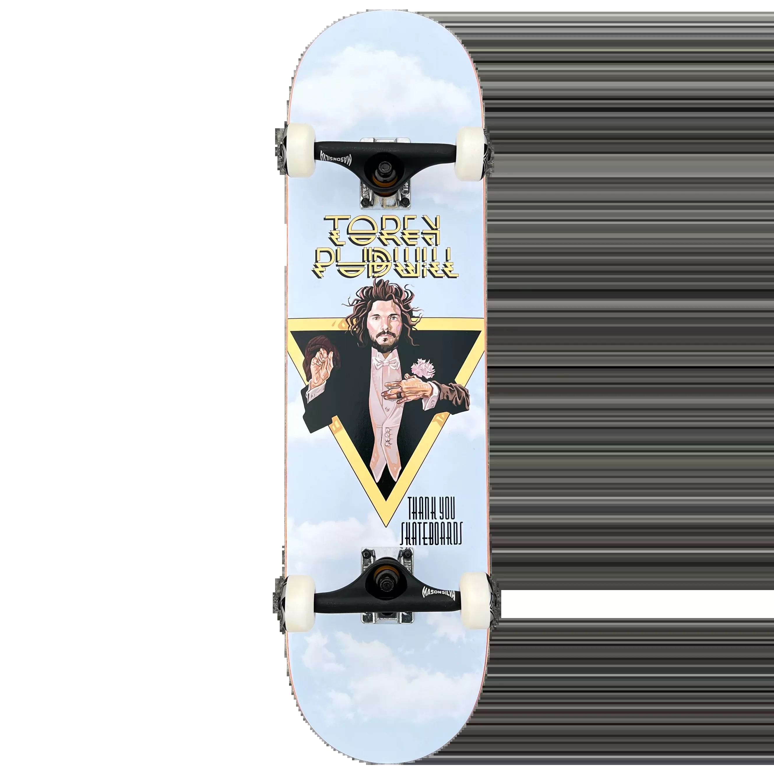 Thank You Torey Pudwill Nightmare 8.38 Custom - Skateboard Complete