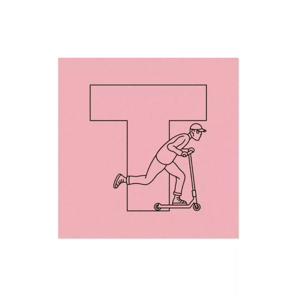 Tilt Pusher T - Sticker