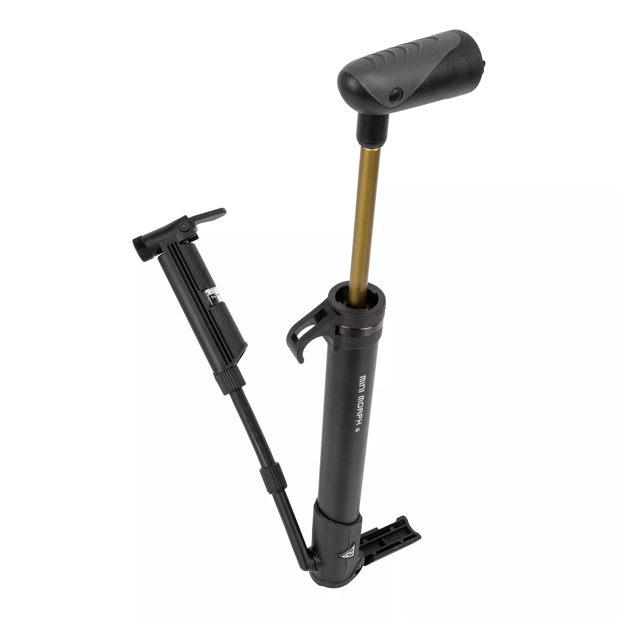 Topeak Mini Morph G Pump - with Gauge Black 140psi